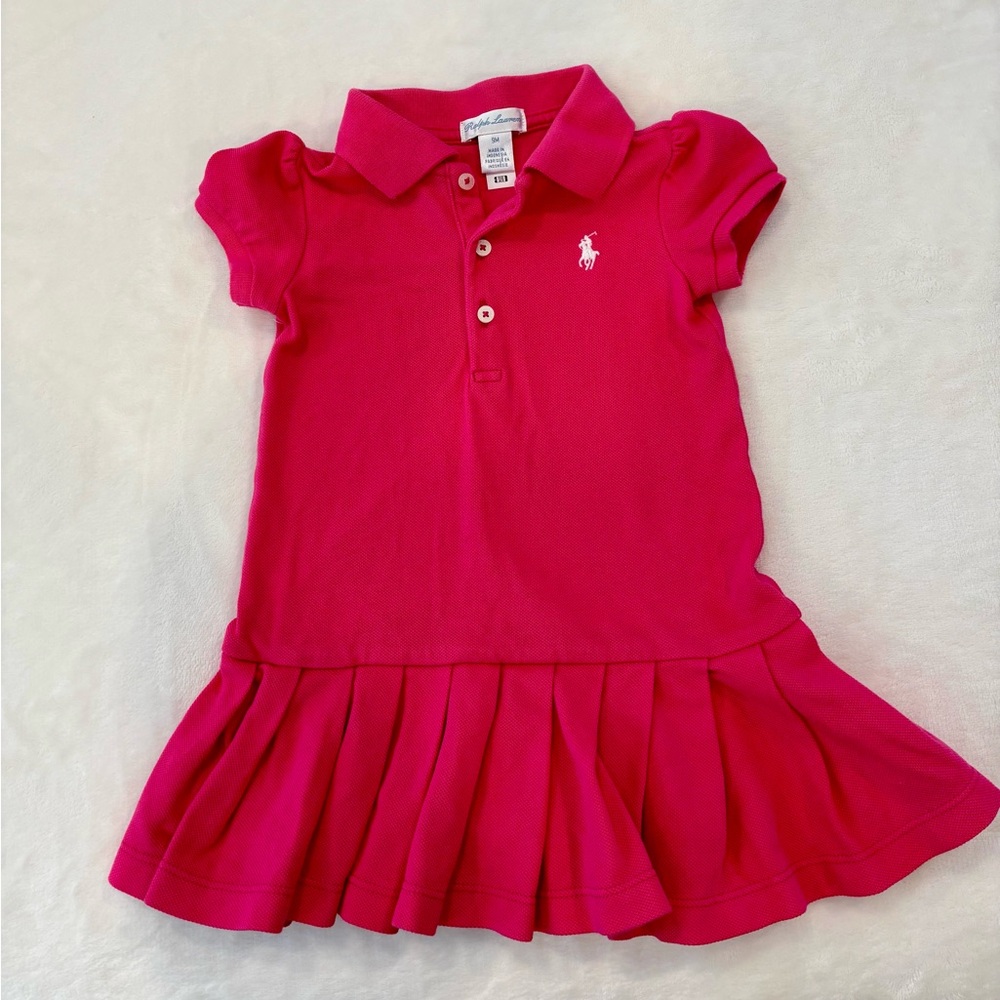 Ralph Lauren Fuchsia Polo Dress for Kids